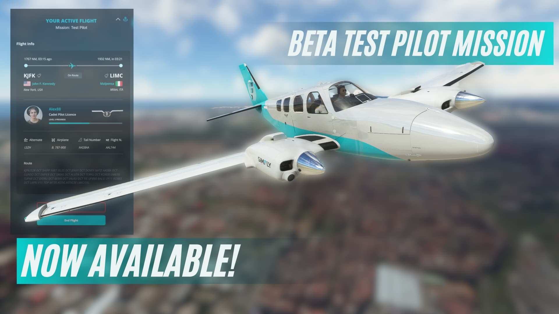 Beta Test Pilot Mission Now Available! – SimFly